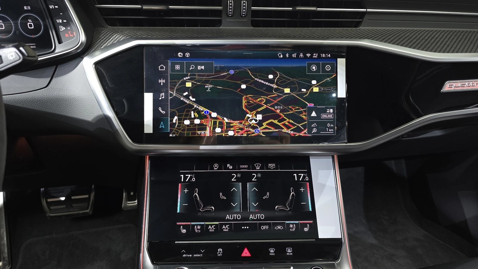 Audi Rs6 ЛЮК* HUD* 360* KEYLESS* ПОДГРЕВ ВОЛАН* КРАЙНА ЦЕНА, снимка 12 - Автомобили и джипове - 55336574