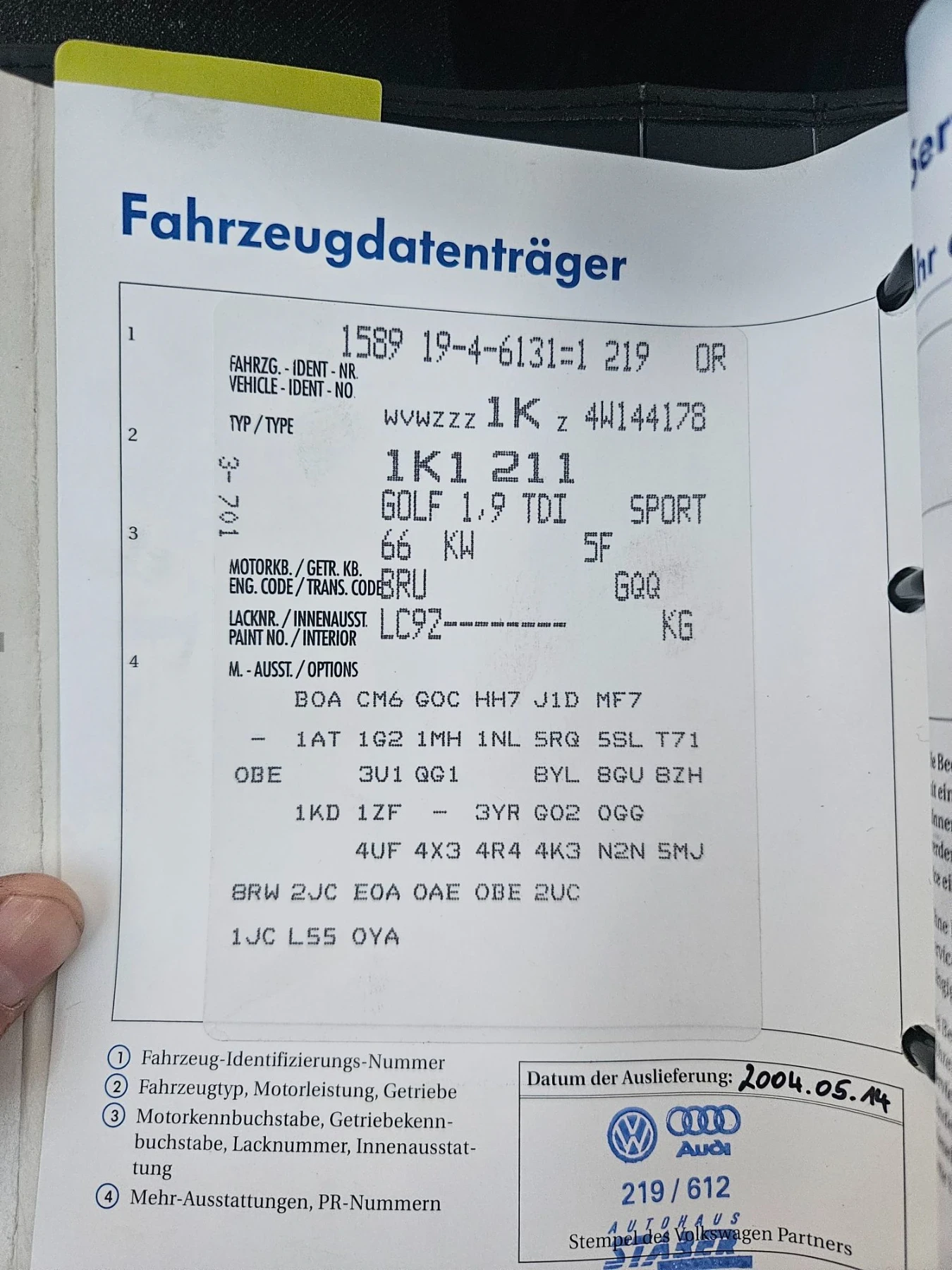 VW Golf 1.9 TDI SPORT, снимка 11 - Автомобили и джипове - 56372171