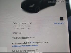 Tesla Model Y Long Range Dual Motor All-wheel Drive, снимка 10