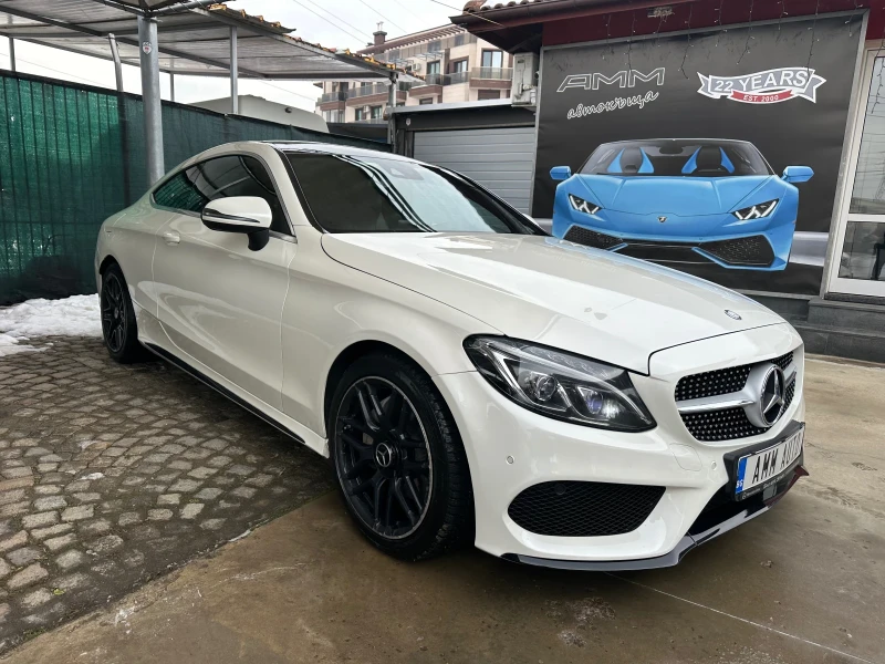 Mercedes-Benz C 220 AMG-BURMESTER* ПАНОРАМА* КАРБОН* TOP, снимка 1 - Автомобили и джипове - 48700957