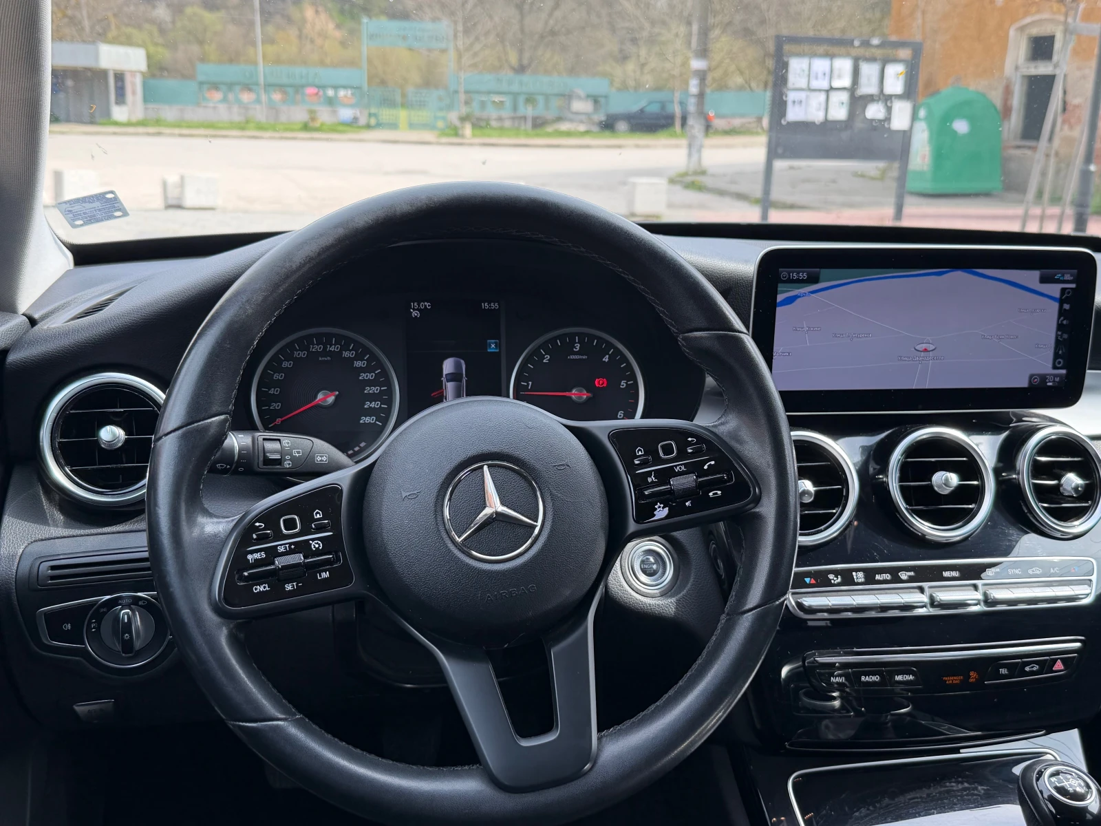 Mercedes-Benz C 220 КАТО НОВА 128, 000Км подържана мерцедес, снимка 11 - Автомобили и джипове - 54158271