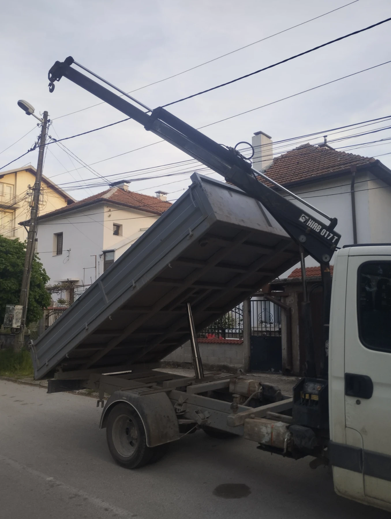 Iveco 35c11 Самосвал с кран, снимка 4 - Бусове и автобуси - 54444543