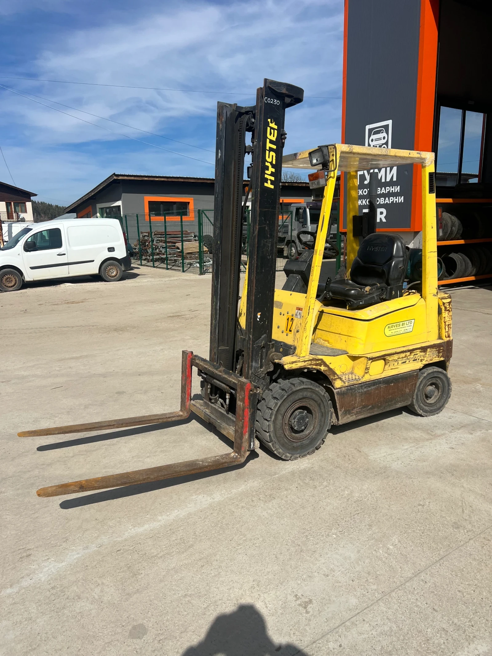 Мотокар Hyster Газокар