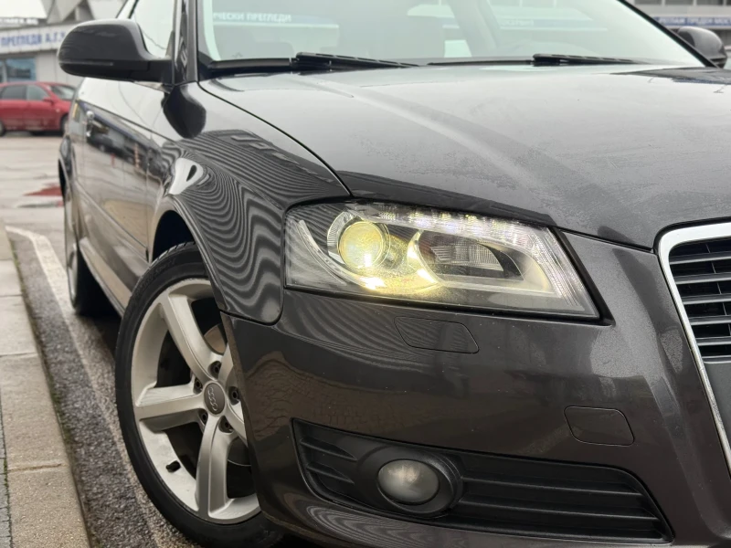 Audi A3 Led+ Кожа+ Регистрация+ Euro5+ Парктроник, снимка 8 - Автомобили и джипове - 52538234
