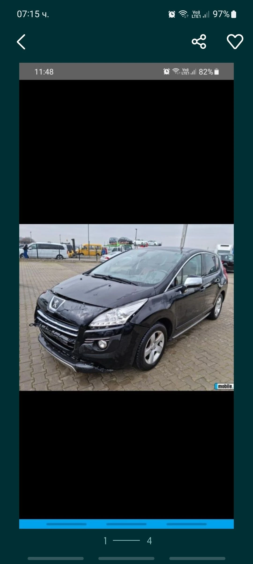 Peugeot 3008 НА ЧАСТИ; 1.6 HDI; ХИБРИД 164 кс. - изображение 4