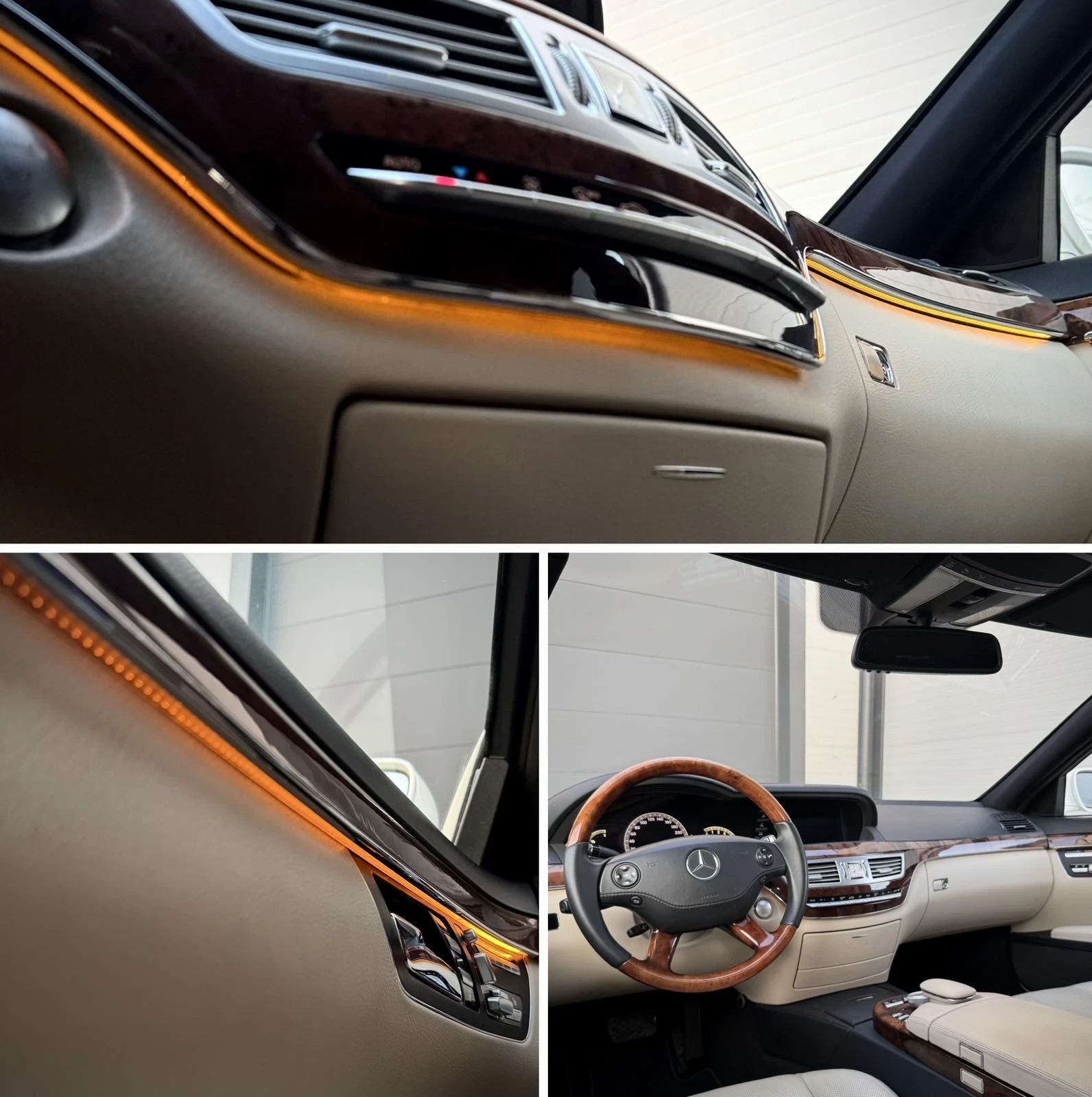 Mercedes-Benz S 550 388hp/AMG/LONG/ГАЗ, снимка 12 - Автомобили и джипове - 55826894