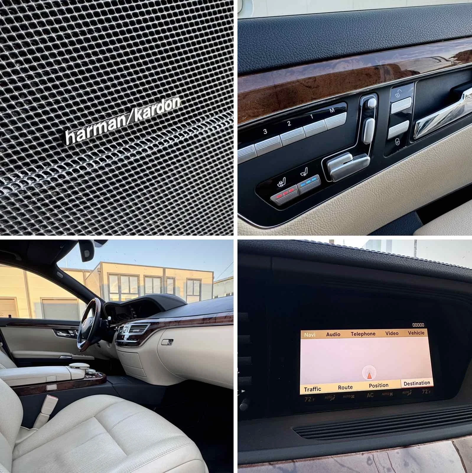 Mercedes-Benz S 550 388hp/AMG/LONG/ГАЗ, снимка 10 - Автомобили и джипове - 55826894
