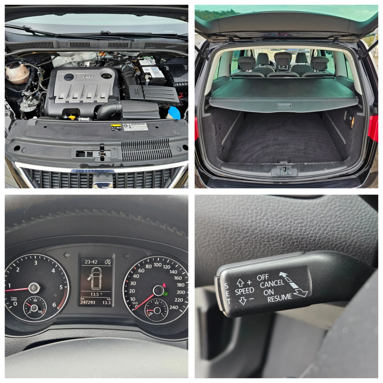 Seat Alhambra 2.0 АВТОМАТИК , снимка 13 - Автомобили и джипове - 56747636