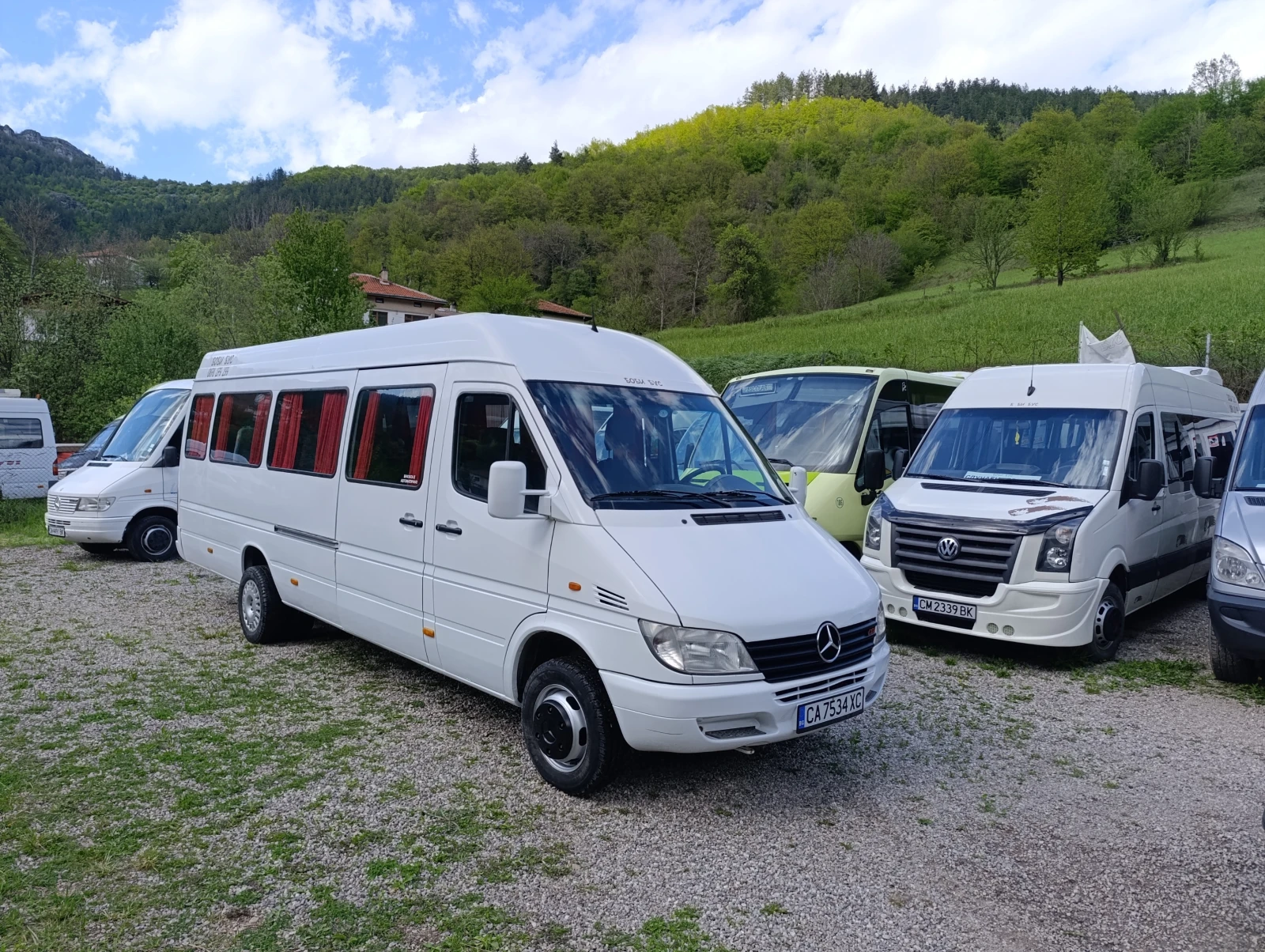 Mercedes-Benz Sprinter 411 19+ 1+ 6 Правостоящи, ПЕЧКА, НОВ ВНОС - изображение 10