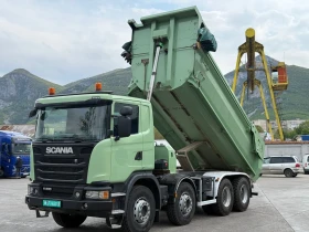 Scania G 400* 8x4* 400к.с.* самосвал* отличен* нови гуми, снимка 9