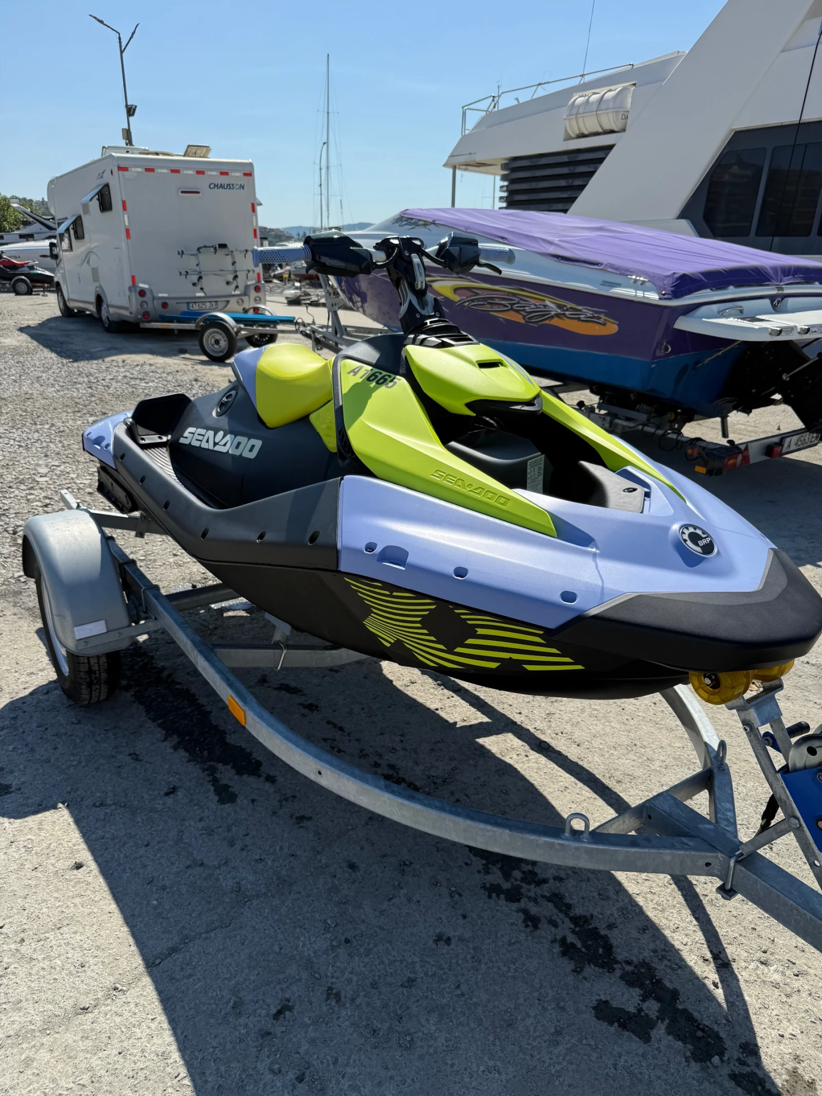 Джет Bombardier Sea Doo Spark Trixx 1Up с колесар и гаранция - изображение 6