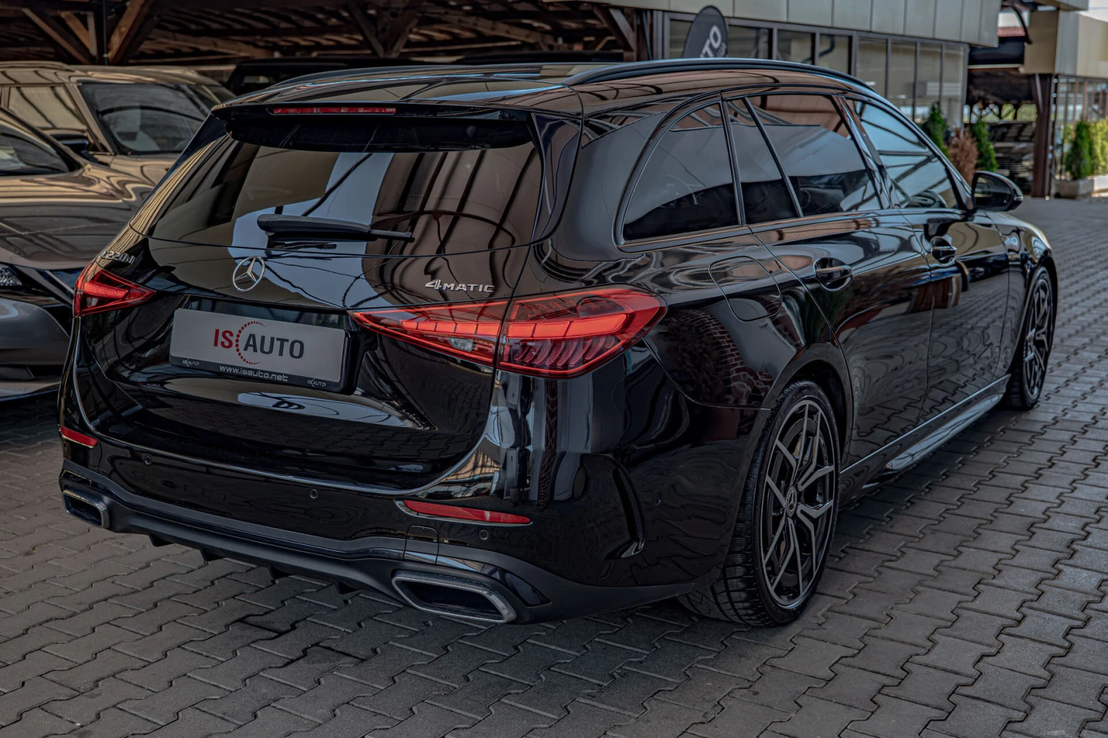 Mercedes-Benz C 220 AMG Line/Exclusive/4Matic/MBUX/Ambient/Подгрев/Кар, снимка 6 - Автомобили и джипове - 55383427