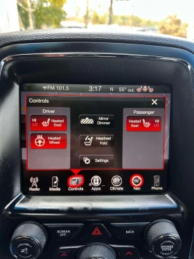 Dodge Durango R/T 5.7 V8 КАМЕРИ CARPLAY ПОДГРЯВАНЕ НА ВОЛАН FUL  - [16] 