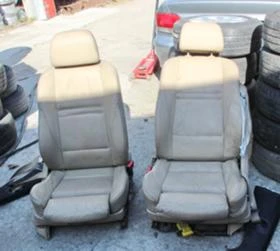 ПРЕДНИ ЕЛ. КОЖЕНИ СЕДАЛКИ БМВ Х3,  2002 г., снимка 1