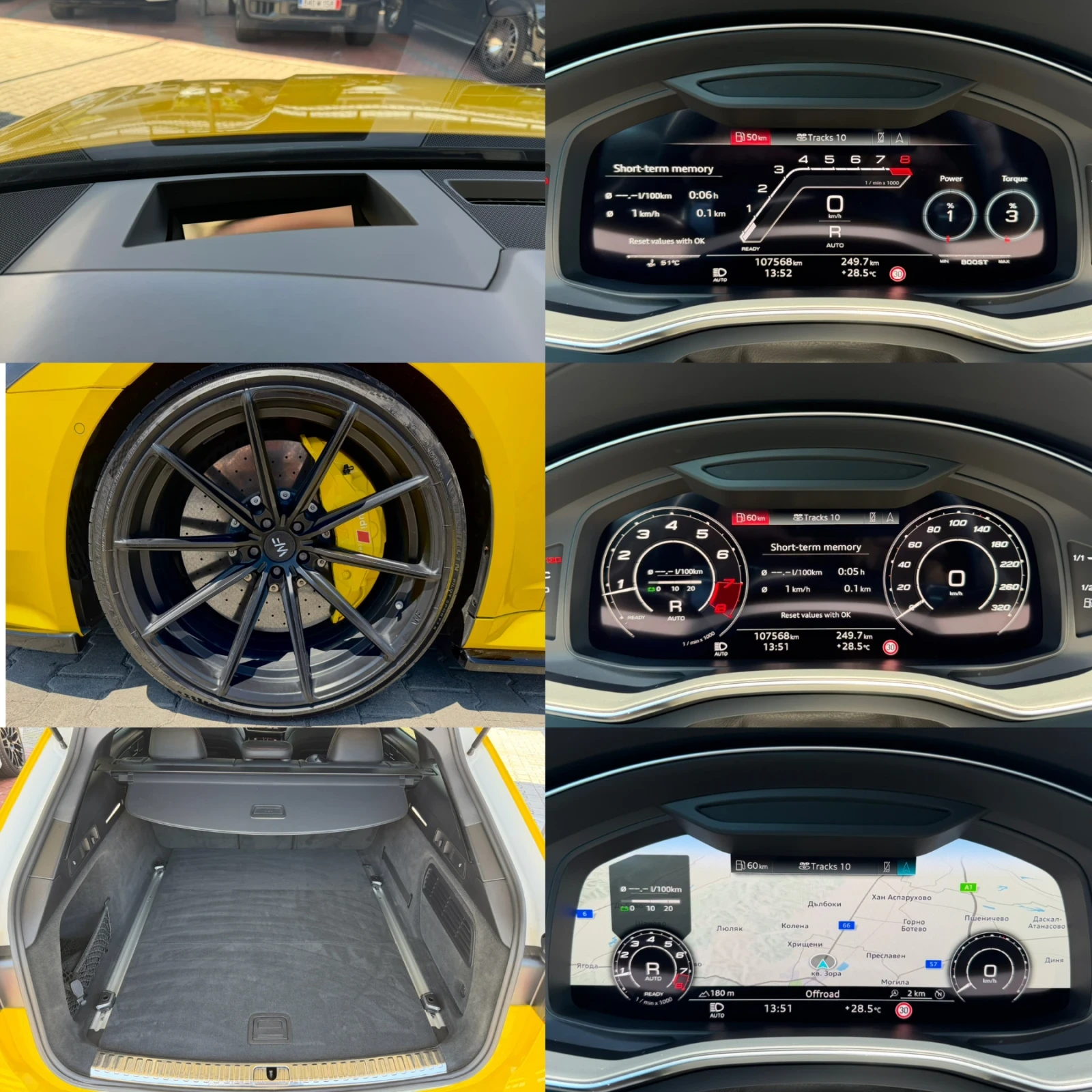 Audi Rs6 MTM-1000K.C#CERAMIC#PANORAMA#SOFTCLOSE#LASER#ОБДУХ, снимка 17 - Автомобили и джипове - 54860905