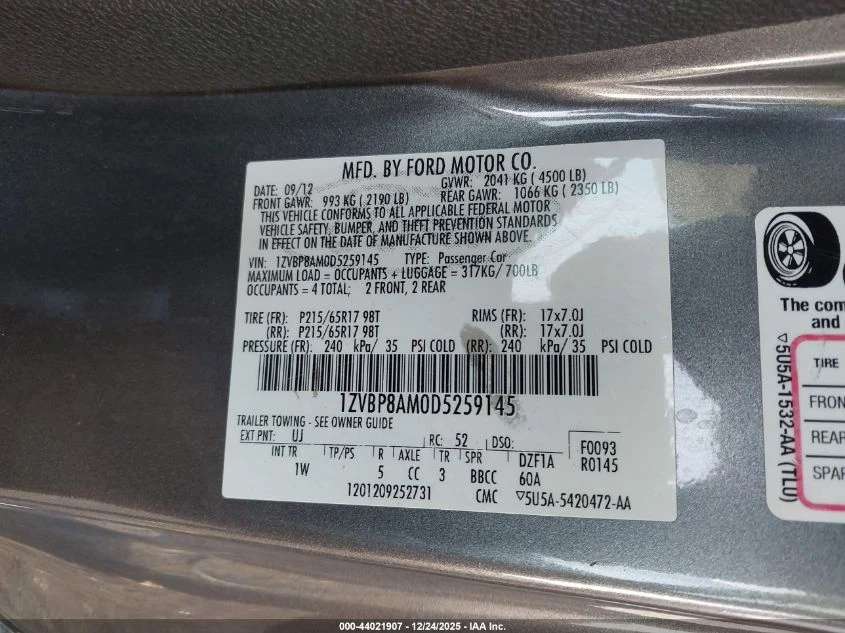 Ford Mustang 3.7l V6 - изображение 9