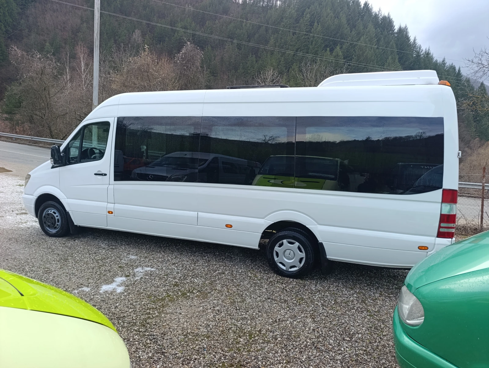 Mercedes-Benz Sprinter 518 2 КЛИМАТИКА, ПЕЧКА, АВТОМ.ВРАТА, снимка 3 - Бусове и автобуси - 54001363