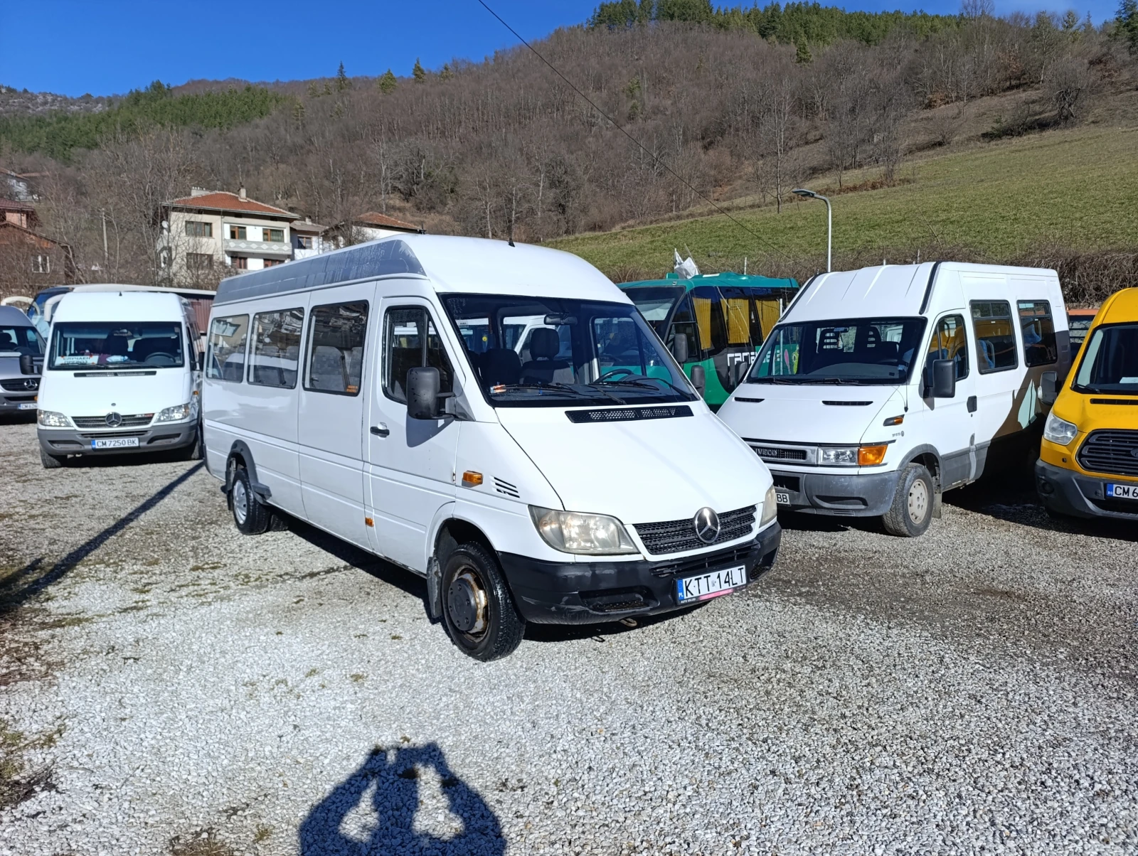 Mercedes-Benz Sprinter 518 2 КЛИМАТИКА, ПЕЧКА, АВТОМ.ВРАТА, снимка 10 - Бусове и автобуси - 54001363