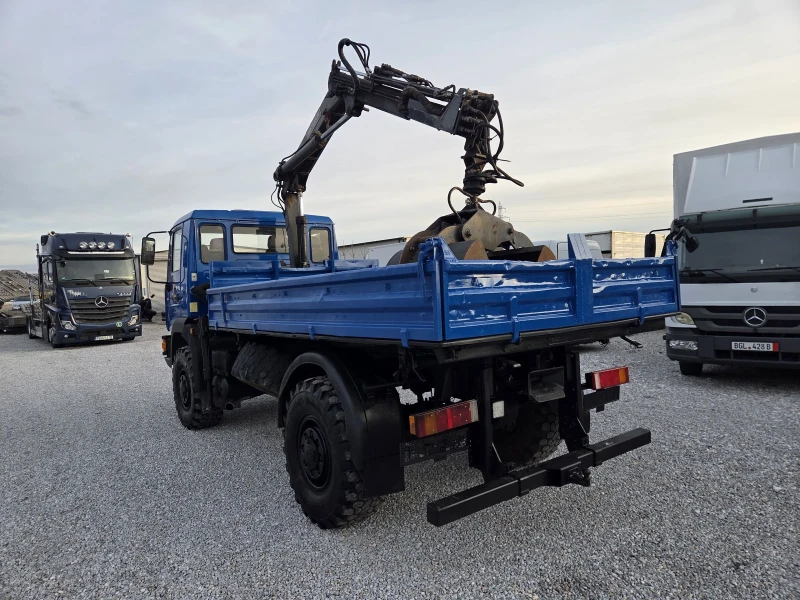 Man L 10.163, 4 х 4, Бързи Бавни, Самосвал + Кран, снимка 3 - Камиони - 52630428