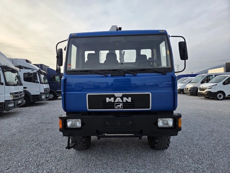Man L 10.163, 4 х 4, Бързи Бавни, Самосвал + Кран, снимка 8 - Камиони - 52630428