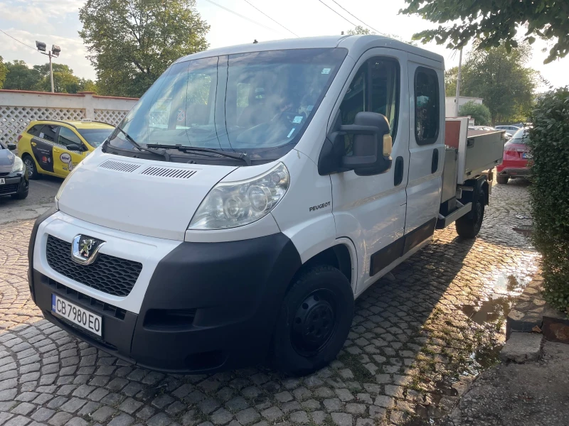 Peugeot Boxer С кран 3 странен самосвал, снимка 2 - Бусове и автобуси - 51487801
