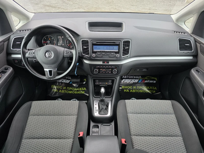 VW Sharan 2.0 TDI 140 К.С. АВТОМАТ / КЛИМАТРОНИК / ЕВРО 5, снимка 8 - Автомобили и джипове - 48610843