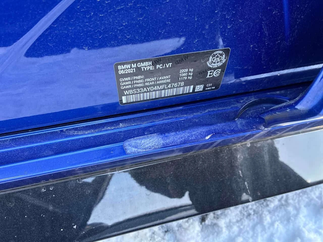 BMW M3 Competition  CARFAX, снимка 11 - Автомобили и джипове - 53933392