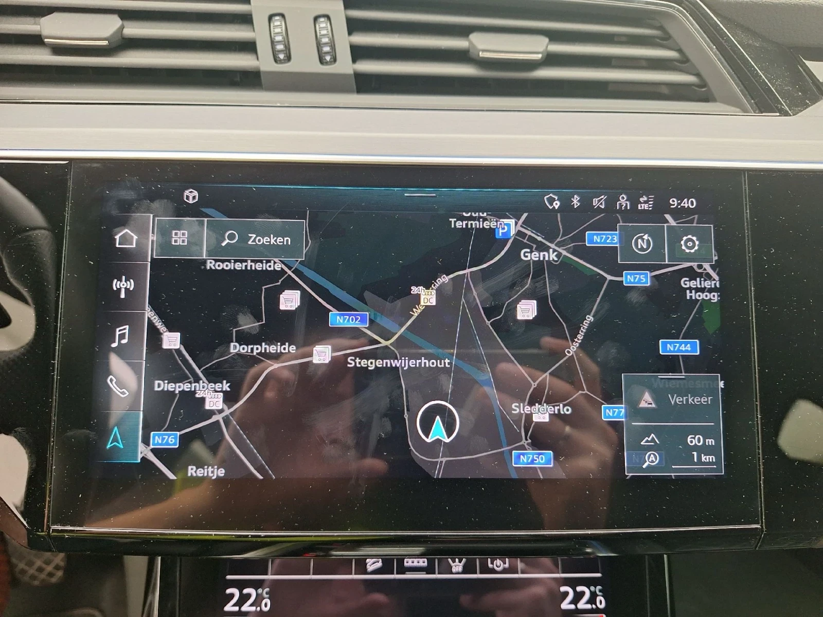 Audi E-Tron 55 SPORTBACK S-LINE 95KWH 408КС. КАМЕРИ 360 КОЖА, снимка 9 - Автомобили и джипове - 55441044