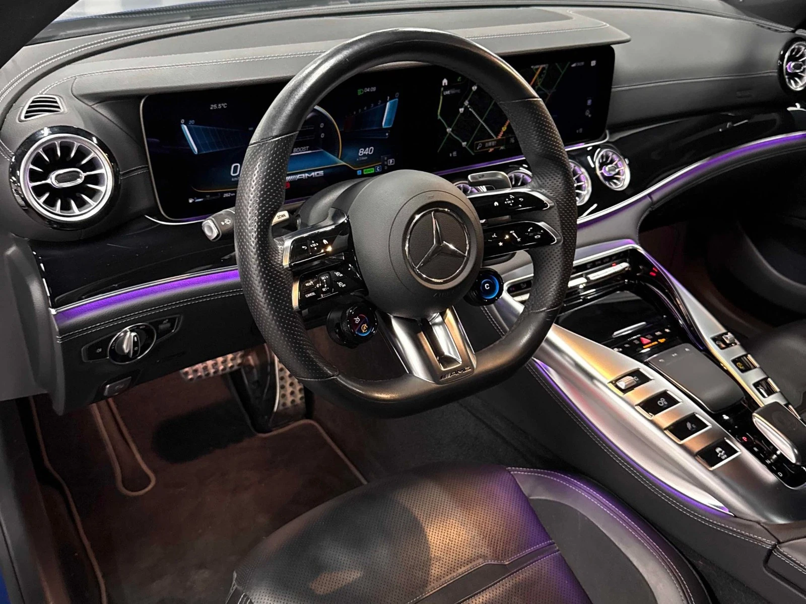 Mercedes-Benz AMG GT 53* 4MATIC* ПОДГРЕВ* ОБДУХВАНЕ* ПАНО* 360* BURMEST, снимка 5 - Автомобили и джипове - 55511872