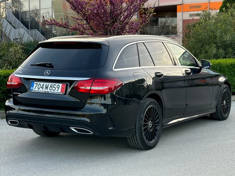 Mercedes-Benz C 220 d FULL AMG PREMIUM LINE LED ОБСЛУЖЕНА , снимка 2 - Автомобили и джипове - 50089865