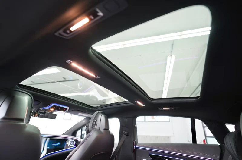 Mercedes-Benz EQS 450+ /AMG-LINE/360HP/NIGHT/360/MASSAGE/PANO/360g, снимка 14 - Автомобили и джипове - 51810539