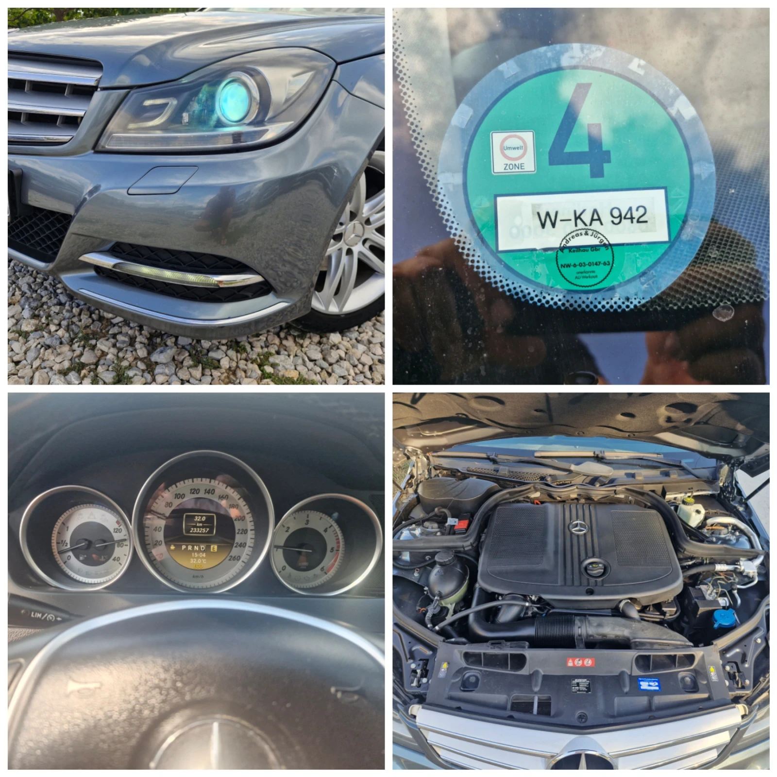 Mercedes-Benz C 220 * 170* AC* NAVI* КОЖА* XENON* TUV* AUT* FACE , снимка 17 - Автомобили и джипове - 55992308