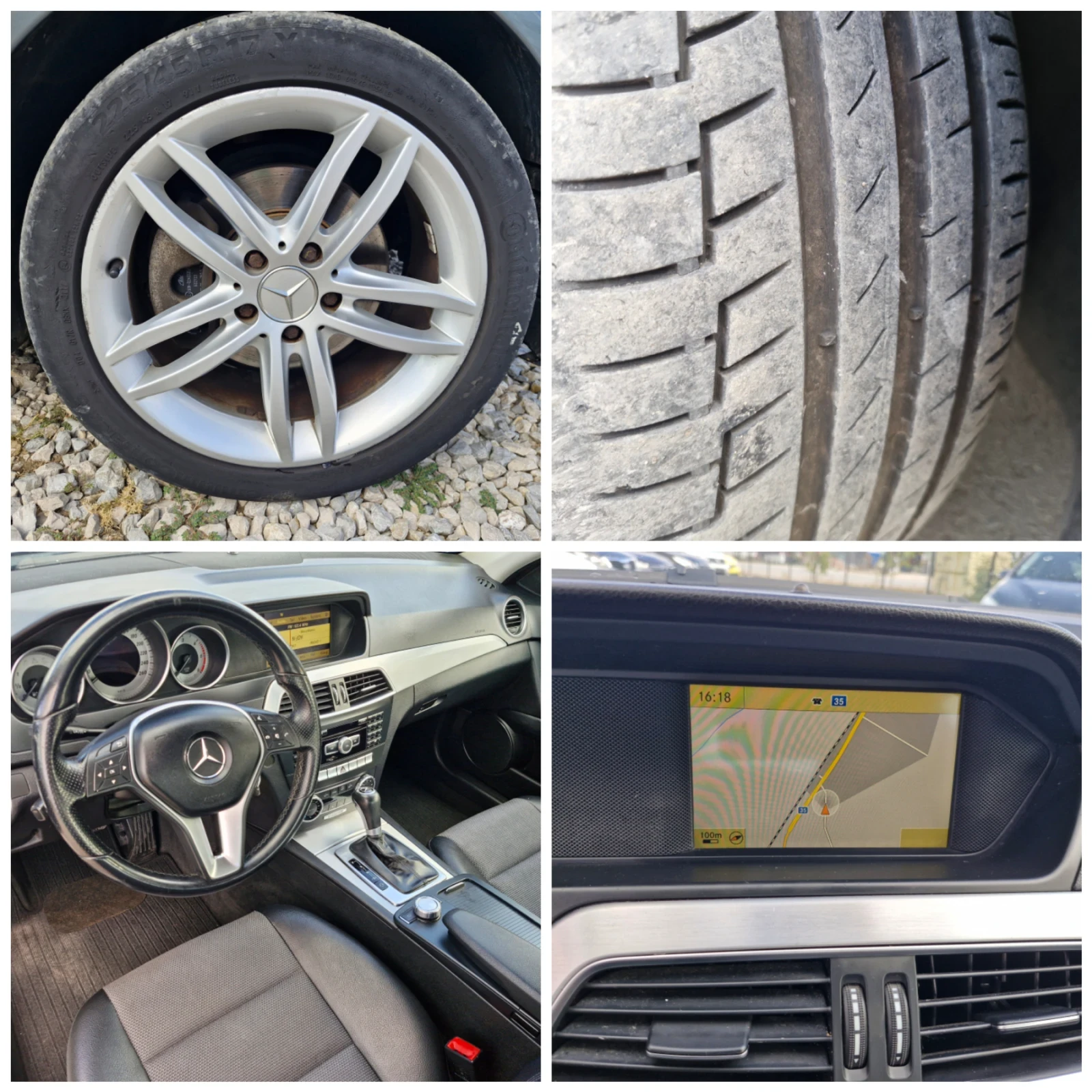 Mercedes-Benz C 220 * 170* AC* NAVI* КОЖА* XENON* TUV* AUT* FACE , снимка 15 - Автомобили и джипове - 55992308