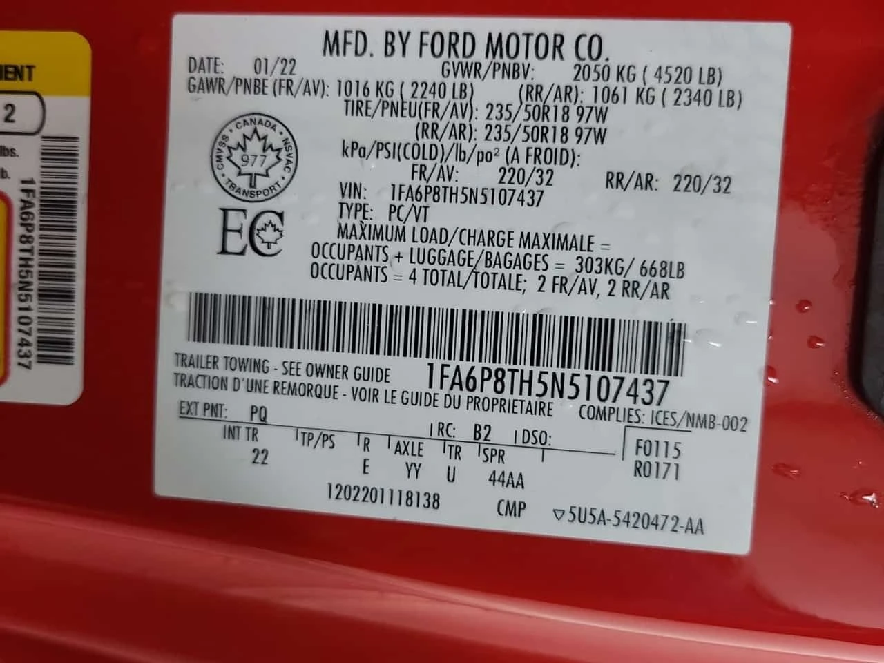 Ford Mustang ECOBOOST  CARFAX, снимка 14 - Автомобили и джипове - 54341482