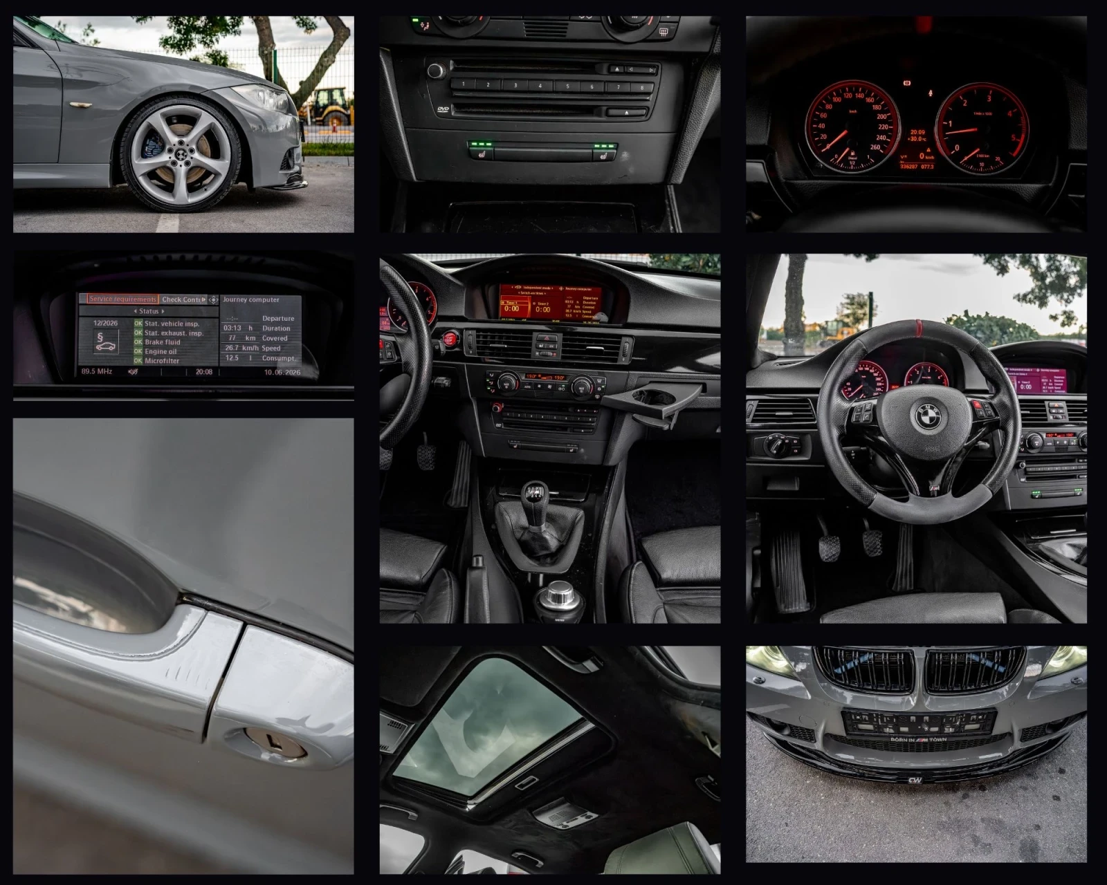 BMW 330 d M57 / Nardo Gray / Нов внос, снимка 11 - Автомобили и джипове - 55047871