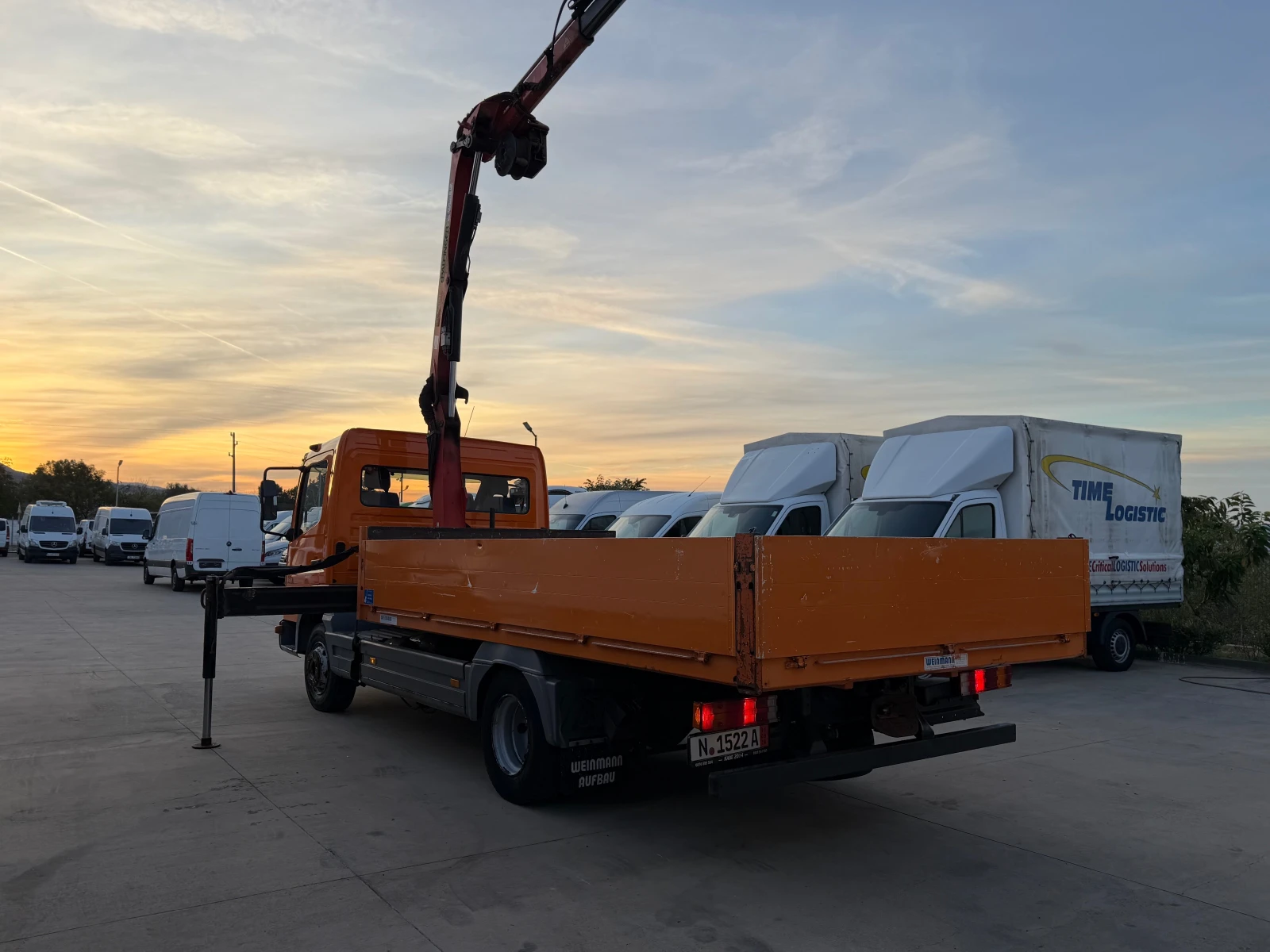 Mercedes-Benz Atego 818!КРАН-PALFINGER-PK6001-13м.+ ДЖОЙСТИК+ ЛЕБЕДКА!, снимка 7 - Камиони - 56089971