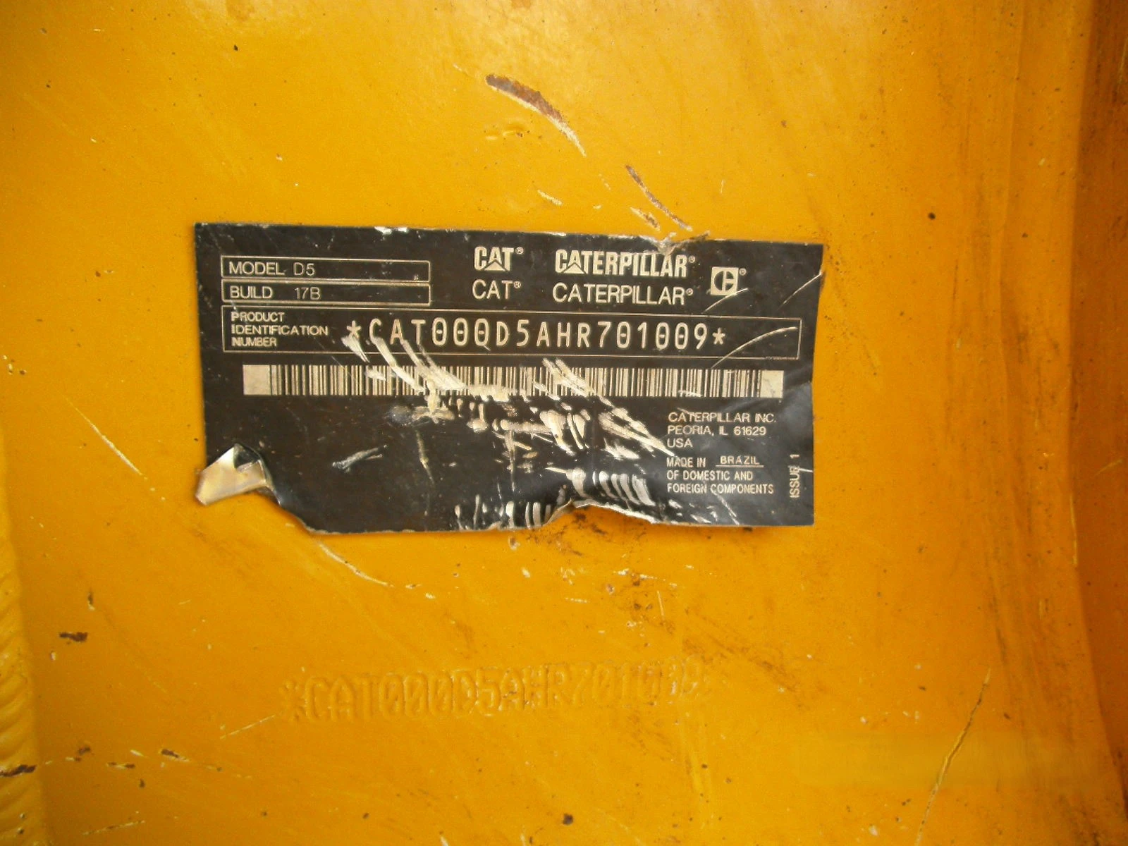Булдозер Cat D5, снимка 7 - Индустриална техника - 56532244