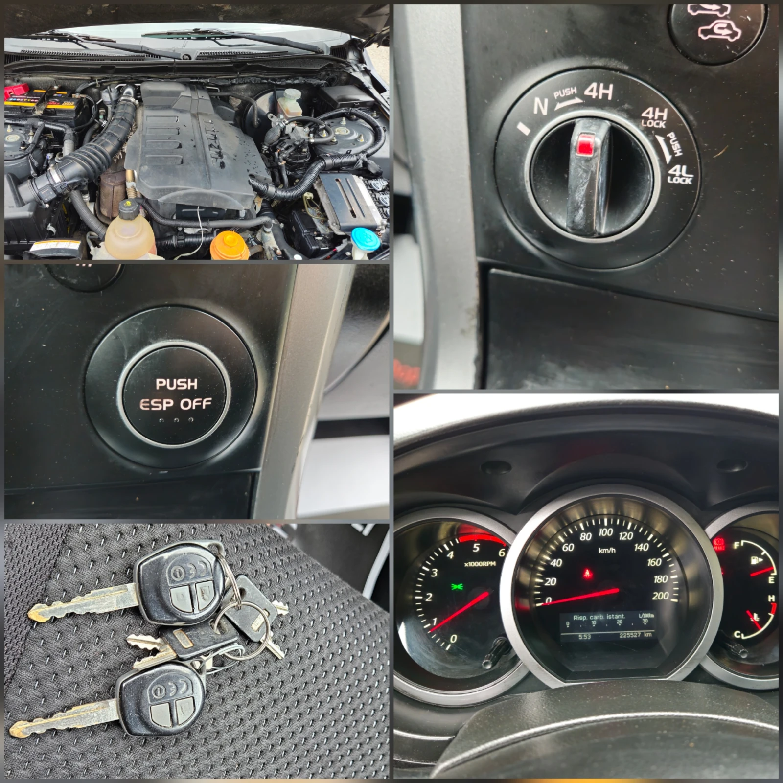 Suzuki Grand vitara 1.9 DDIS KLIMATRON/4X4/БАВНИ СКОРОСТИ, снимка 16 - Автомобили и джипове - 56241814