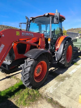 Трактор Kubota M5111 с челен товарач 1600м.ч, снимка 1