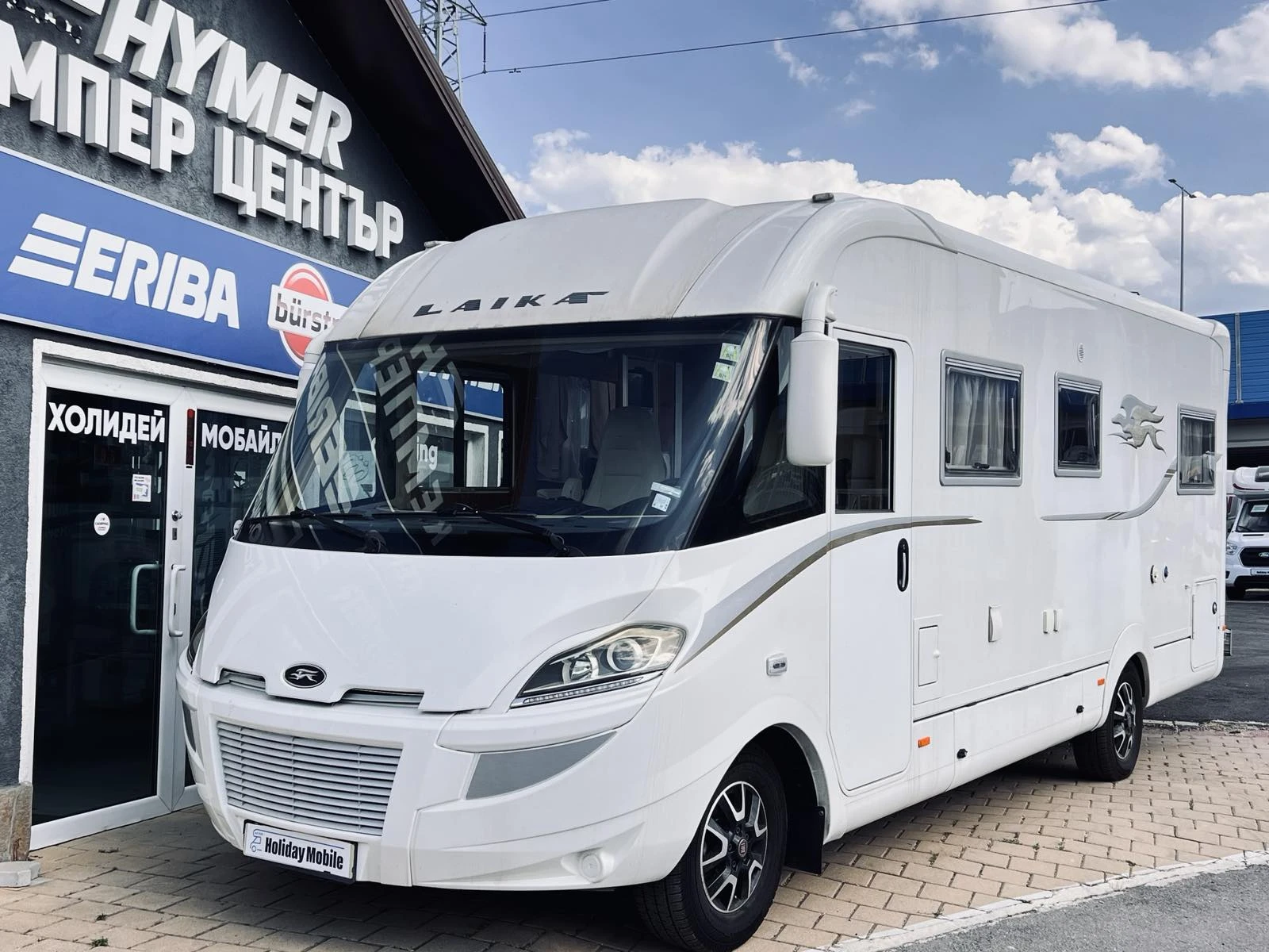 Кемпер Laika Kreos 7009, Солар, Инвертор, TV, Двоен под, снимка 1