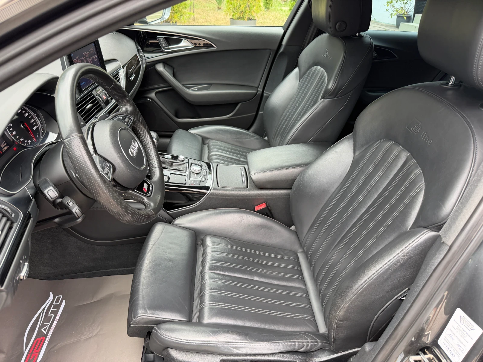 Audi A6 3.0BITDI* MATRIX* S-LINE* DISTRONIC* РЕАЛНИ КИЛОМЕ, снимка 11 - Автомобили и джипове - 55405417