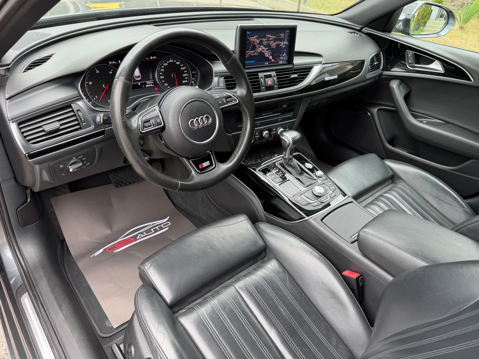 Audi A6 3.0BITDI* MATRIX* S-LINE* DISTRONIC* РЕАЛНИ КИЛОМЕ, снимка 10 - Автомобили и джипове - 55405417