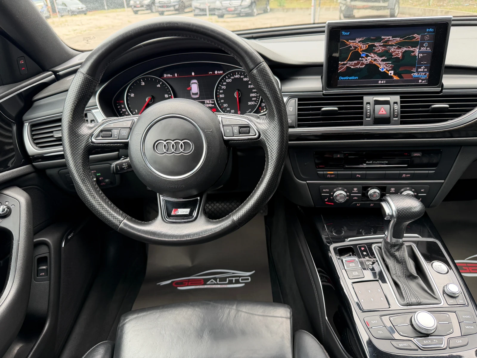 Audi A6 3.0BITDI* MATRIX* S-LINE* DISTRONIC* РЕАЛНИ КИЛОМЕ, снимка 12 - Автомобили и джипове - 55405417