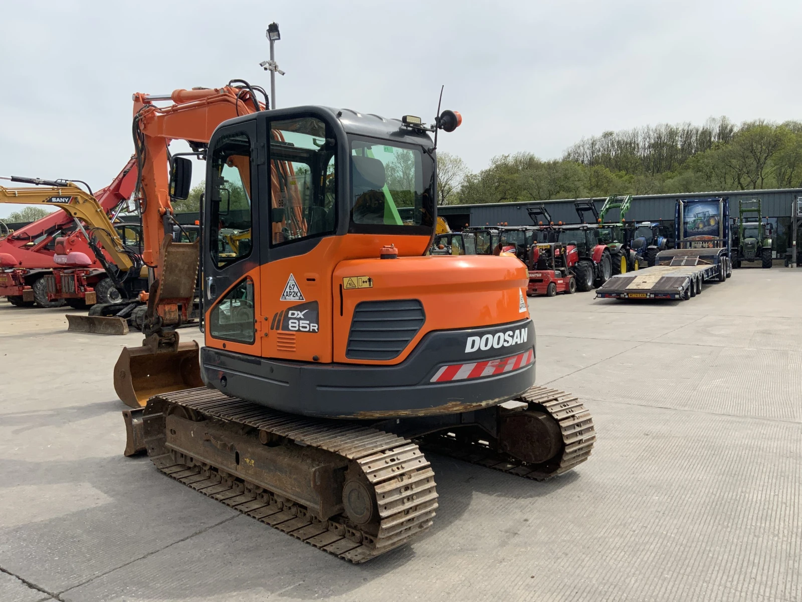 Багер DOOSAN DX85R, снимка 5 - Индустриална техника - 54365825