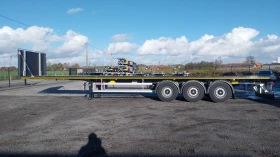 Полуремарке Kaessbohrer SPS FLATBED НАЛИЧНО, снимка 6 - Ремаркета - 49226283