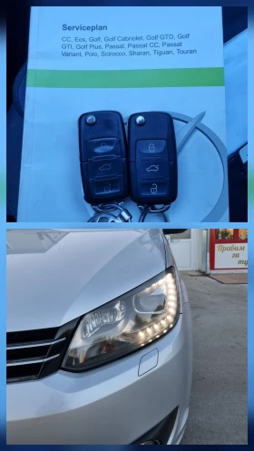 VW Touran 2.0tdi 140�.� DSG ������� Highline Led | Mobile.bg � ����� ������ 16