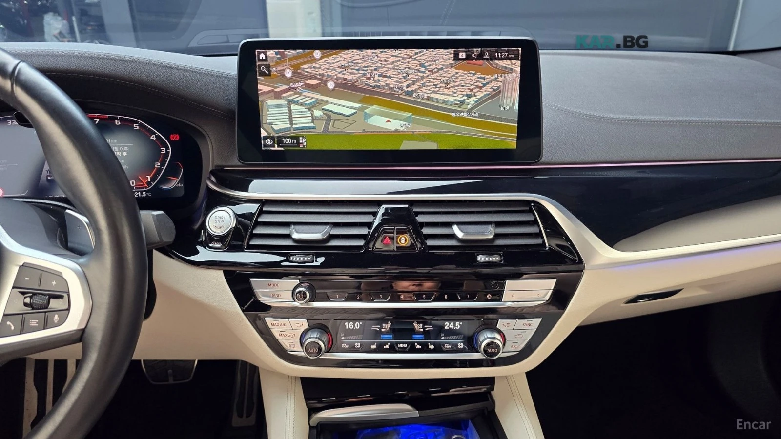 BMW 550 I / XDRIVE / M PKG / BOWERS / DISTRONIC / LASER, снимка 16 - Автомобили и джипове - 54670195