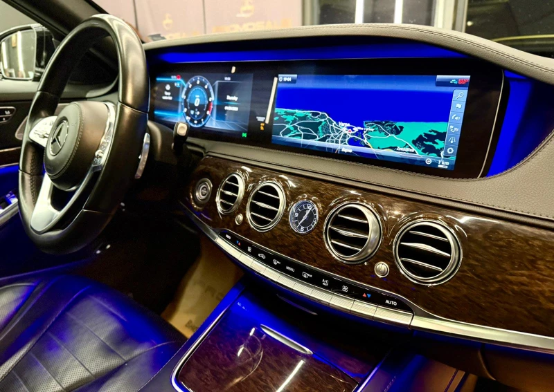 Mercedes-Benz S 350 d 4M AMG* Night* Pano* Burm* Лизинг, снимка 14 - Автомобили и джипове - 53283497