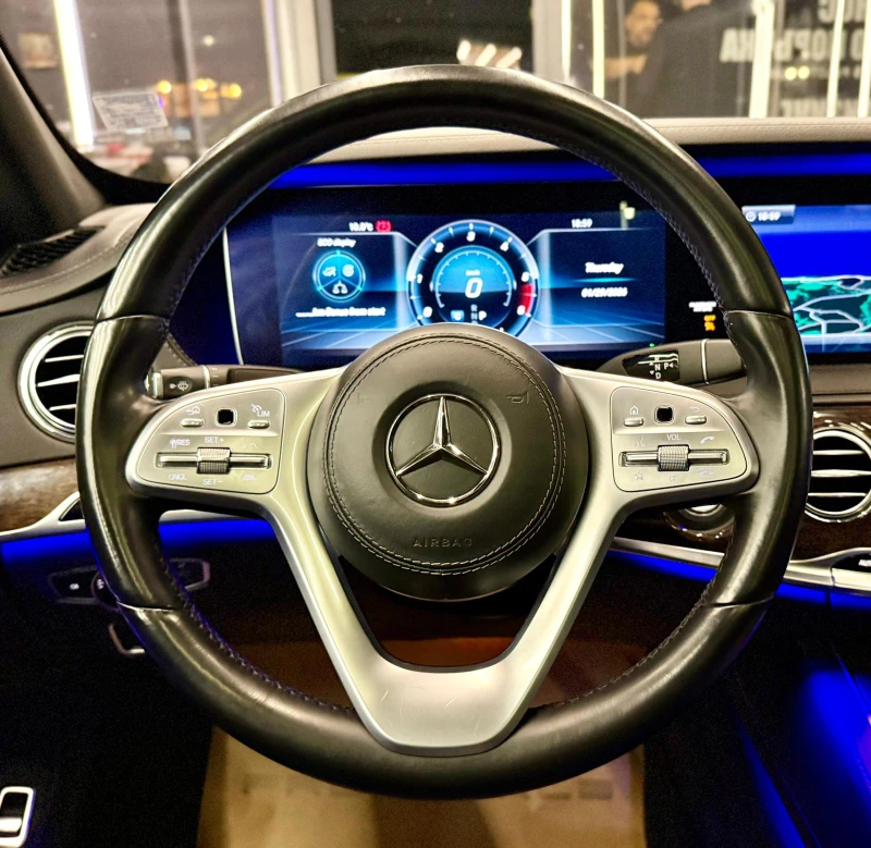 Mercedes-Benz S 350 d 4M AMG* Night* Pano* Burm* Лизинг, снимка 11 - Автомобили и джипове - 53283497