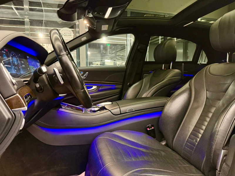 Mercedes-Benz S 350 d 4M AMG* Night* Pano* Burm* Лизинг, снимка 7 - Автомобили и джипове - 53283497
